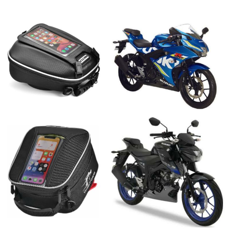 CUCYMA TANK BAG 4L 5L 10L 18L with Flange for SUZUKI GSXR1000 SV650