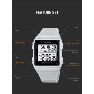 SKMEI Men's Watches Waterproof Original Brand Outdoor Chrono Sport Watch Men Electronic Digital Alarm Clock #7