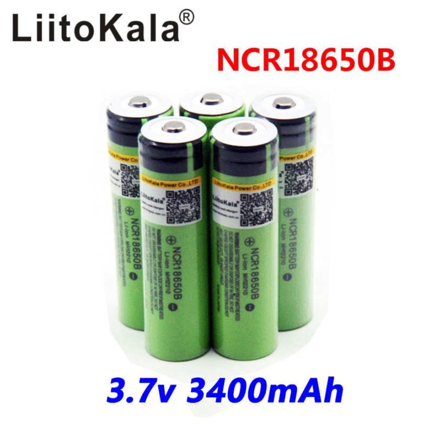 Liitokala 18650 3.7V 3400mah NCR18650B Lithium Ion Battery Presyo ₱199