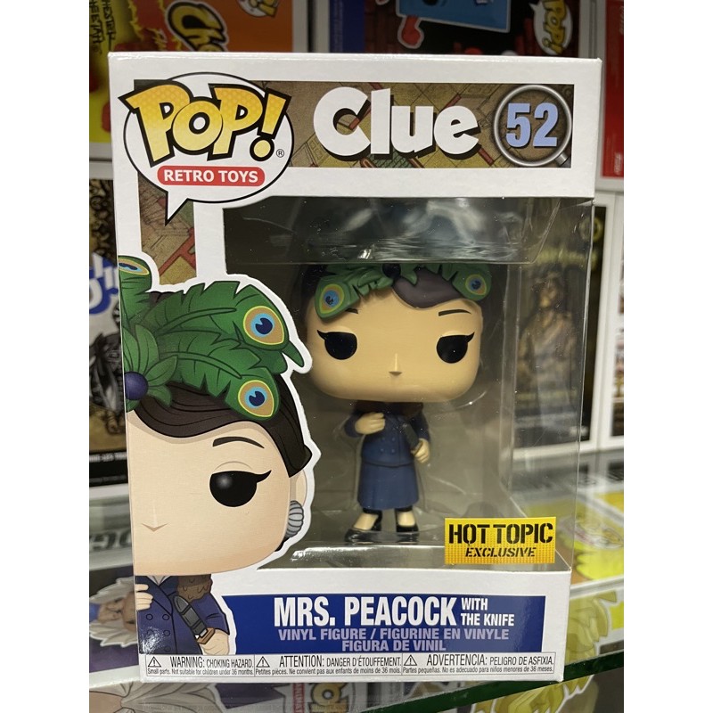 Funko Pop Hot Topic Exclusive Mrs Peacock Clue Shopee Philippines 