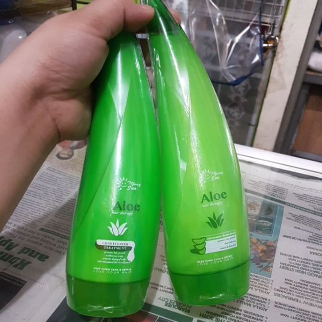 Merrysun aloe vera shampoo & conditioner 300ml Shopee Philippines