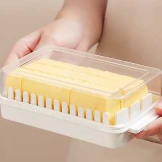 Butter Cutting Storage Box Even Size Cheese Preservation Container Removable and Washable Baking #5