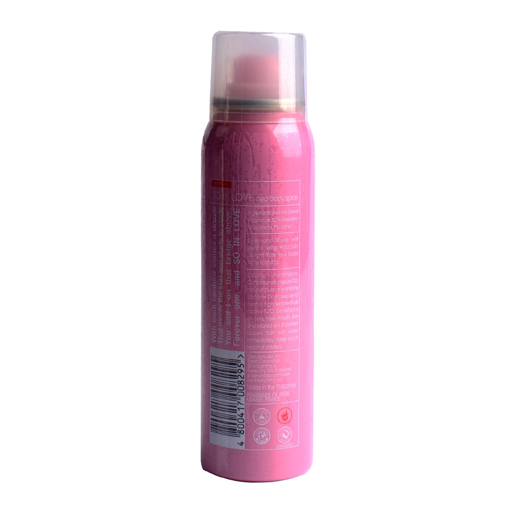Bench So In Love Deo Body Spray 100Ml Shopee Philippines