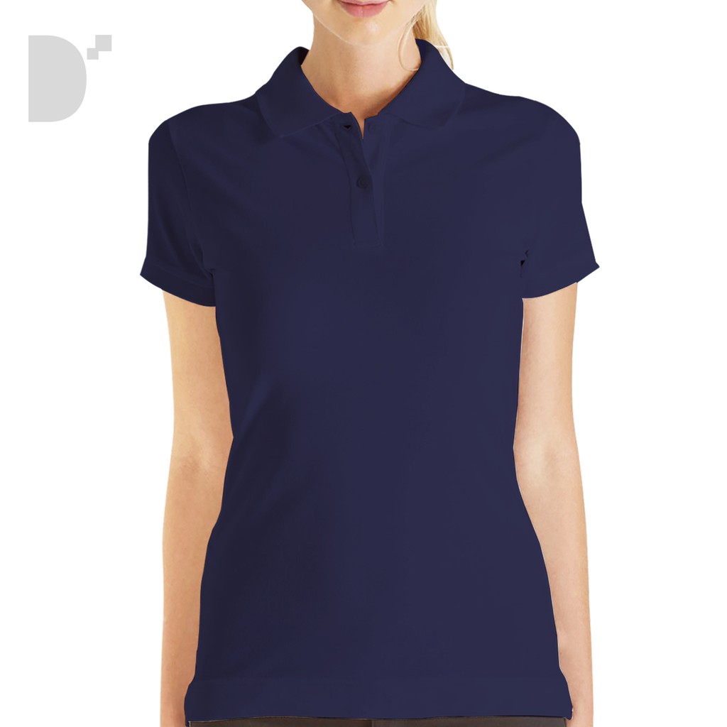 ladies navy blue polo shirts