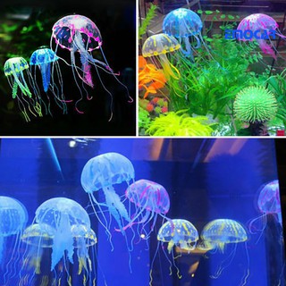 Glowing Luminous Artificial Jellyfish Aquarium Decoration Fish Tank Ornament #1