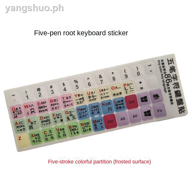 Wubi keyboard stickers Wubi root font stickers notebook desktop ...