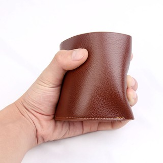 New Stock Leather Wallet for Men's 3 sides 2 folds Coin Purse Black/Brown Q008 #2