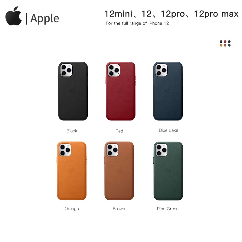 Original Leather Case For Apple Iphone 12 Pro Mini Iphone 12 Iphone 12 Pro Iphone 12 Pro Max Case Magsafe Leather Case Shockproof Cover Casing Shopee Philippines