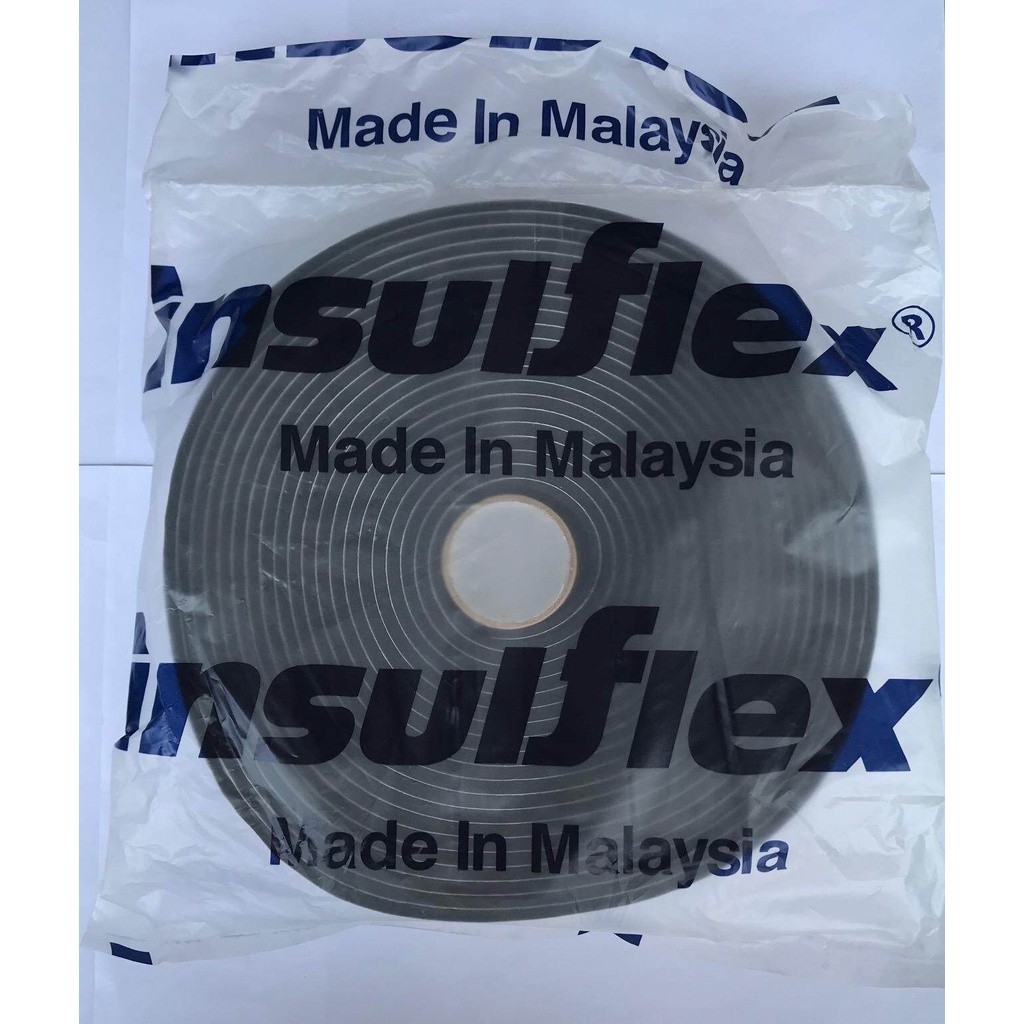 Insulflex Tape SELFADHESIVE EPDM FOAM TAPE (1/8" Thick x 2" Width x 30