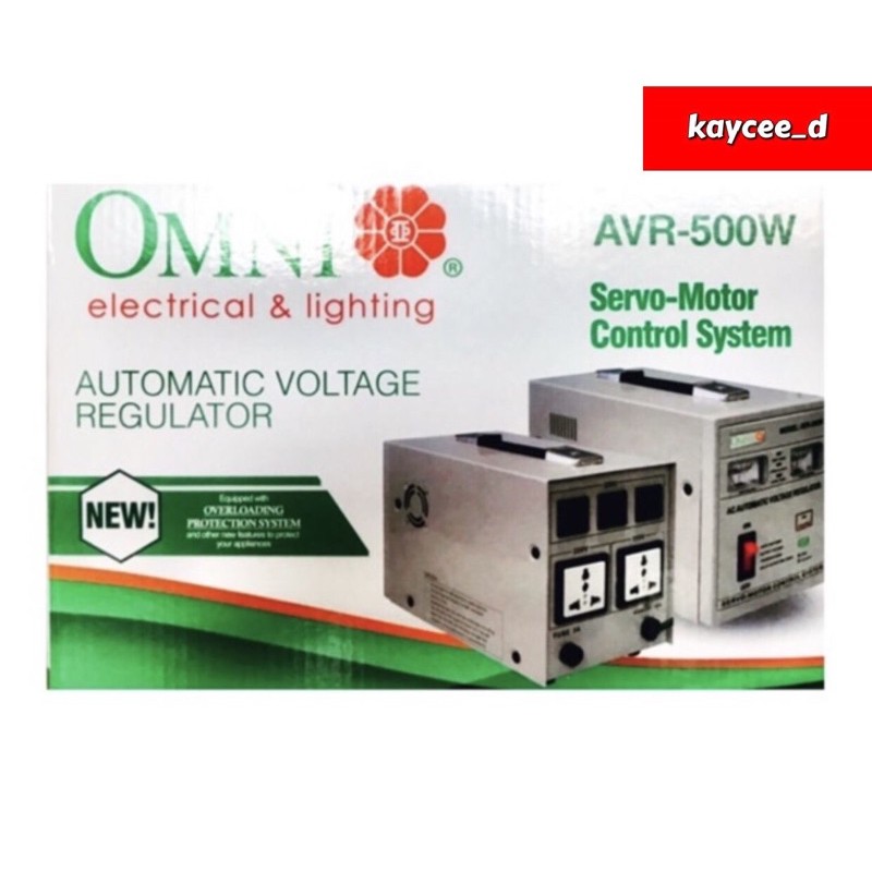 Omni Automatic Voltage Regulator AVR500W Shopee Philippines