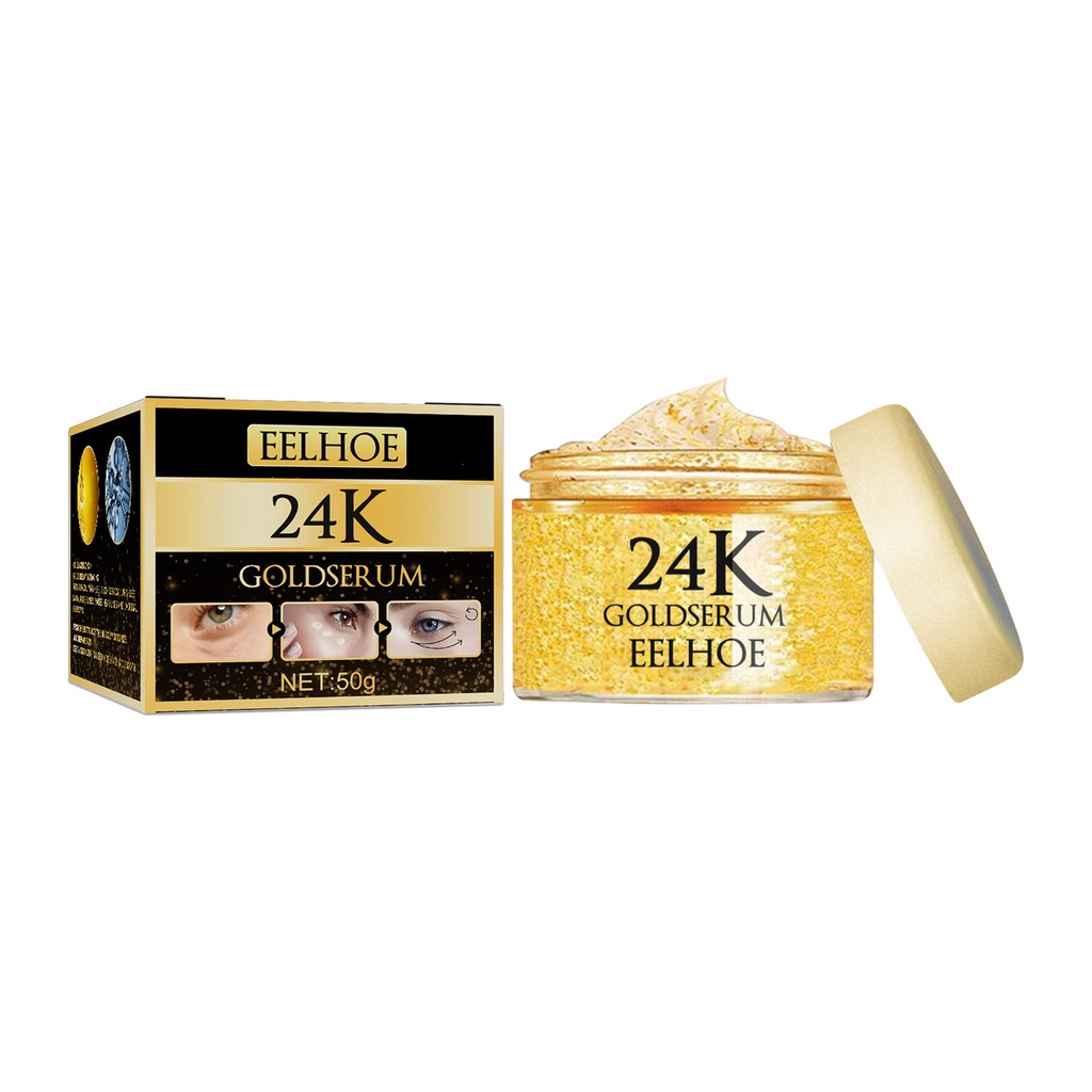 Eelhoe 24K Gold Repair Smooth Eye Cream Nourish Hydrating and Firming Eye Lift Fading Wrinkle