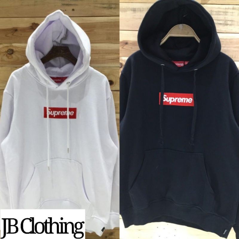 supreme logo hoodie