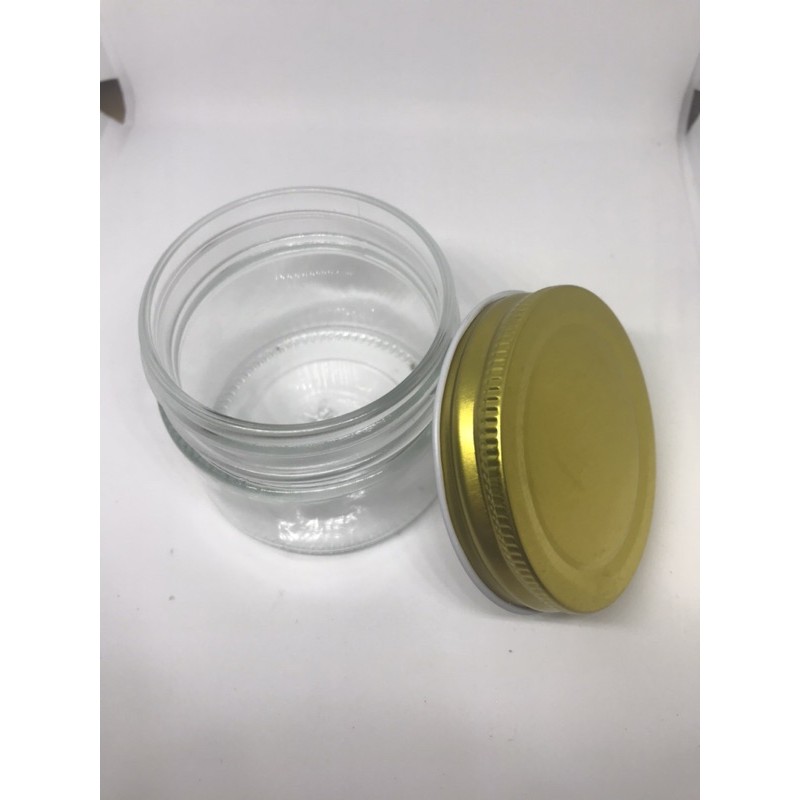 Glass Jar with Golden Lid (200ml & 150ml) | Shopee Philippines