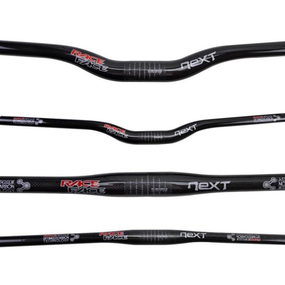 Race Face Handlebar Next Glossy/Matte 3K Carbon Handlebar Flat/Rise