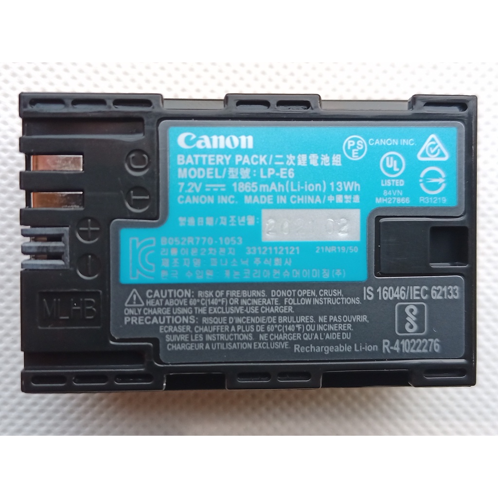 Canon LP-E6 Battery for Canon EOS R 5D Mark III 5D Mark II 6D 7D 90D 70D  60D 60Da DSLR Cameras | Shopee Philippines