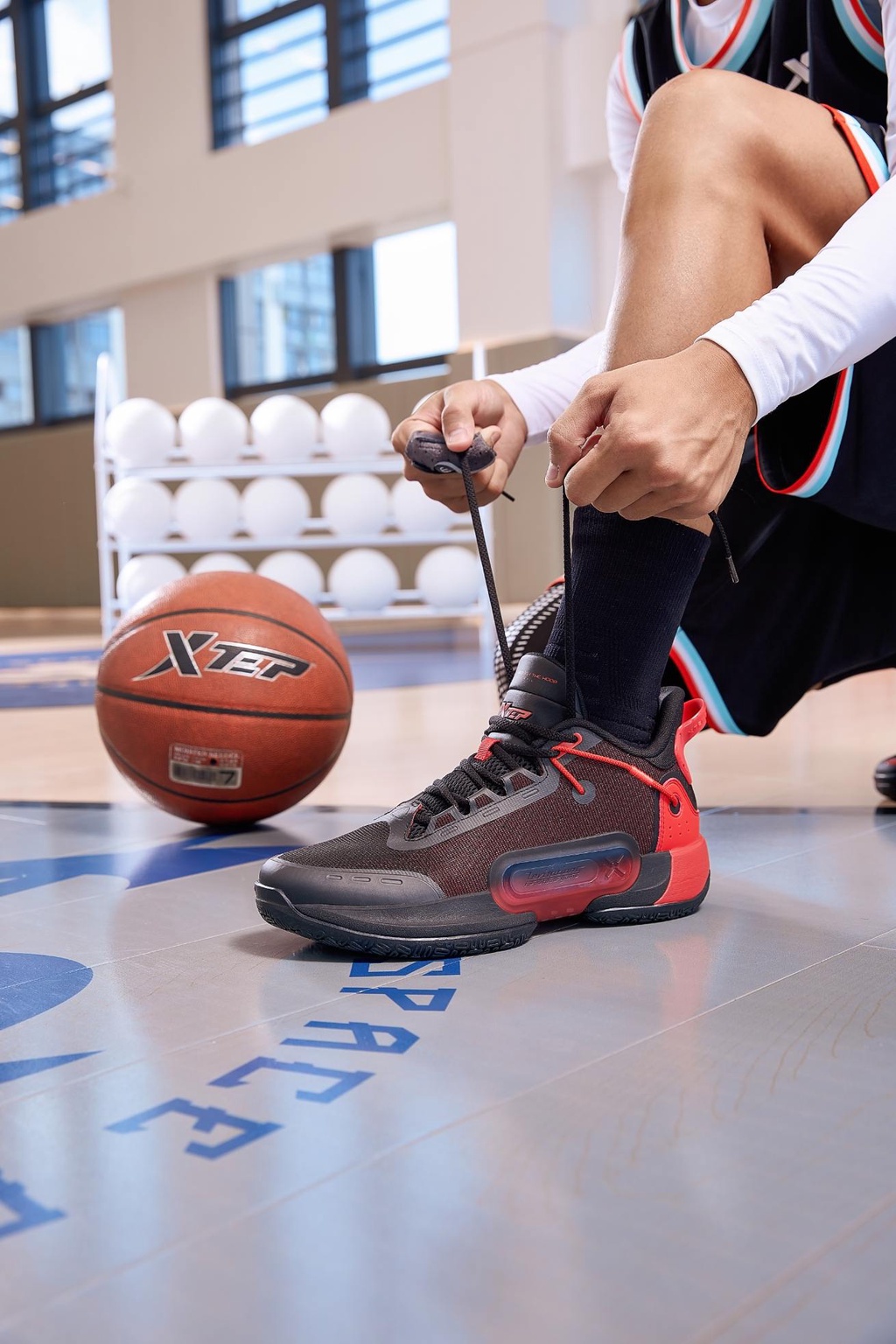 Xtep LEVITATION Men Basketball Shoes Support Sports LowTop NonSlip