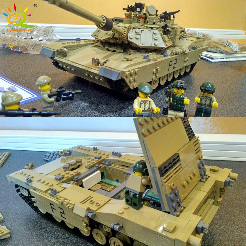 Recommended In honor Evenly Lego compatible M1A2 Abrams main battle tank children birthday gift puzzle  toy | Shopee Philippines