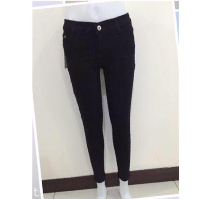 maong pants black