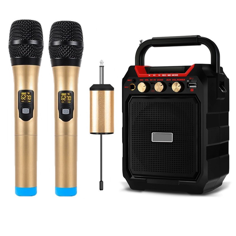 outdoor portable speaker with microphone