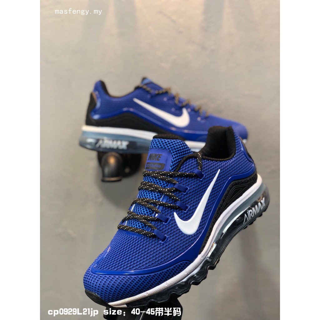nike air max 2018 blue running shoes