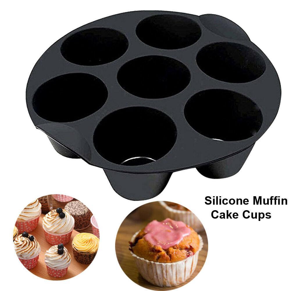 18/21cm Silicone Muffin Cake Cups Home Air Fryer Molds Accessories