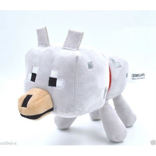 minecraft baby wolf plush