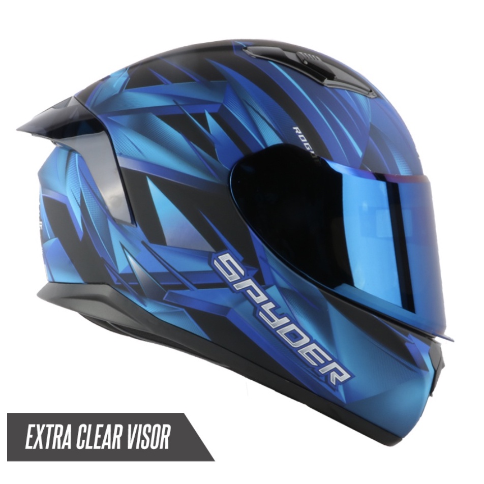 Spyder Full-Face Helmet ROGUE GD Series 4 (FREE CLEAR VISOR) | Shopee ...