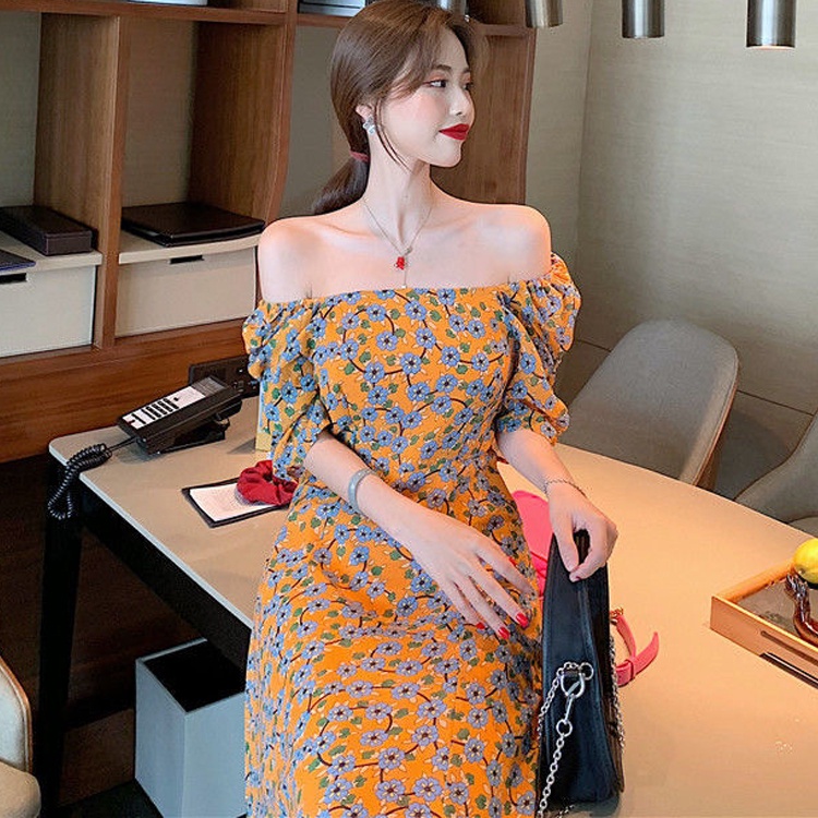 2022 Summer Sexy Orange Dress For Women Filipiniana Plus Size Dress Maternity Dress For Pregnant 6765