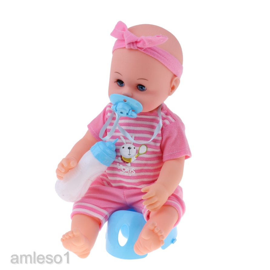 realistic baby doll with eyes that open and close