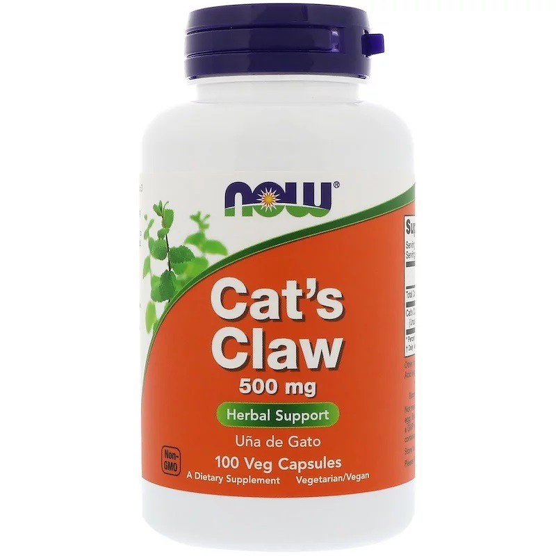 Now Foods Cat's Claw Supplement 500 Mg 100 Capsules Shopee Philippines