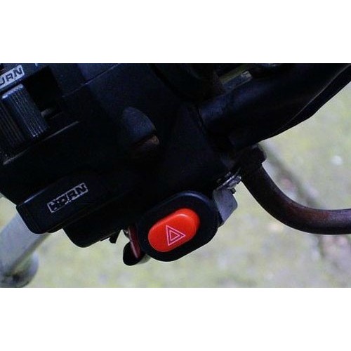 Motorcycle Universal Switch Button Hazard ON/OFF Smart compact
