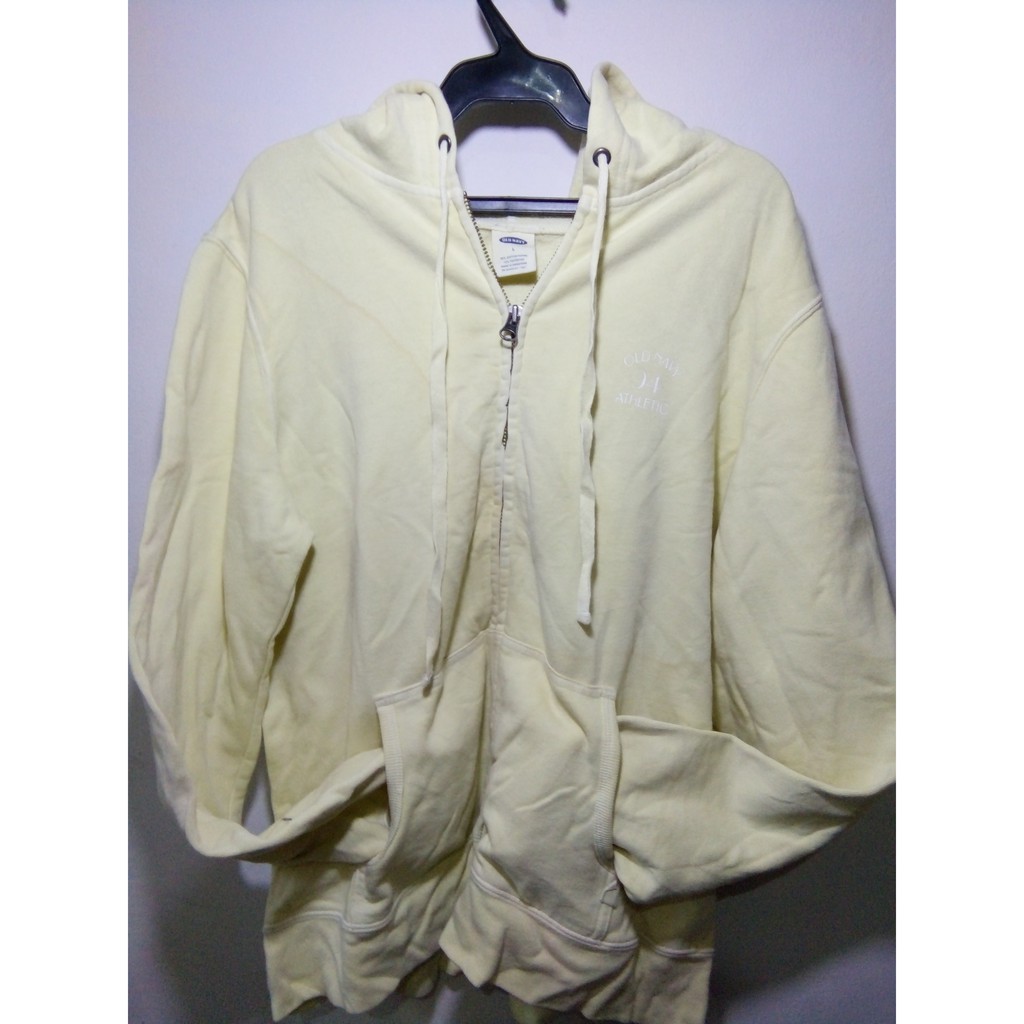 old navy yellow hoodie