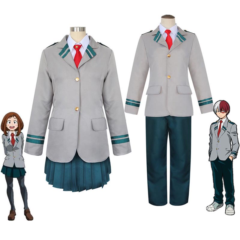Boku No Hero Academia Asuitsuyu Yaoyorozu Momo School Uniform Cosplay