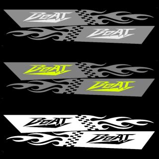 2x HONDA  BEAT  FI  V2  SIDE VINYL DECALS STICKER bangka 