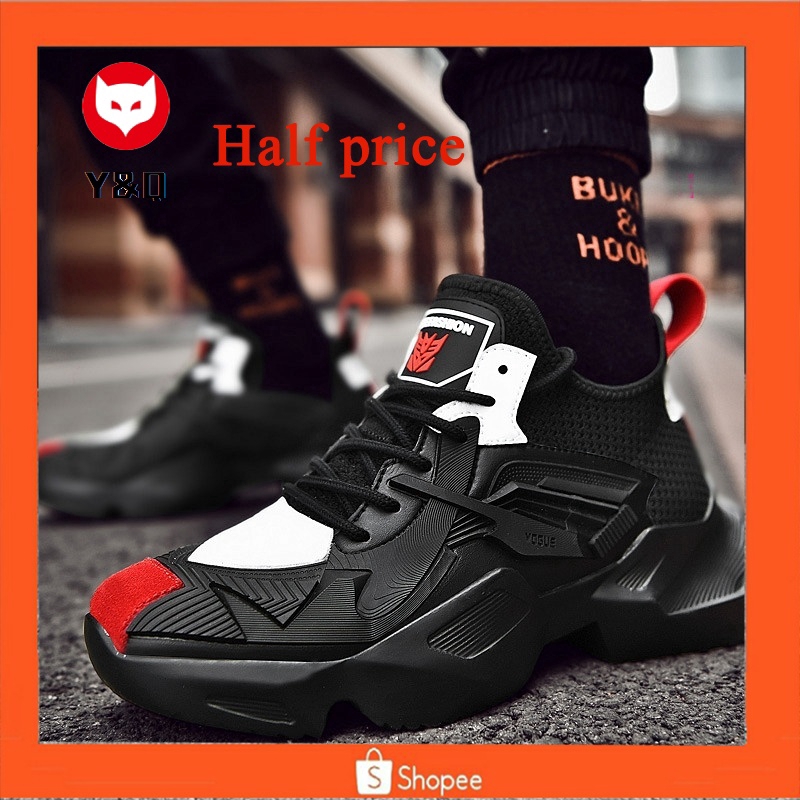 men's breathable sport casual sneakers shoes