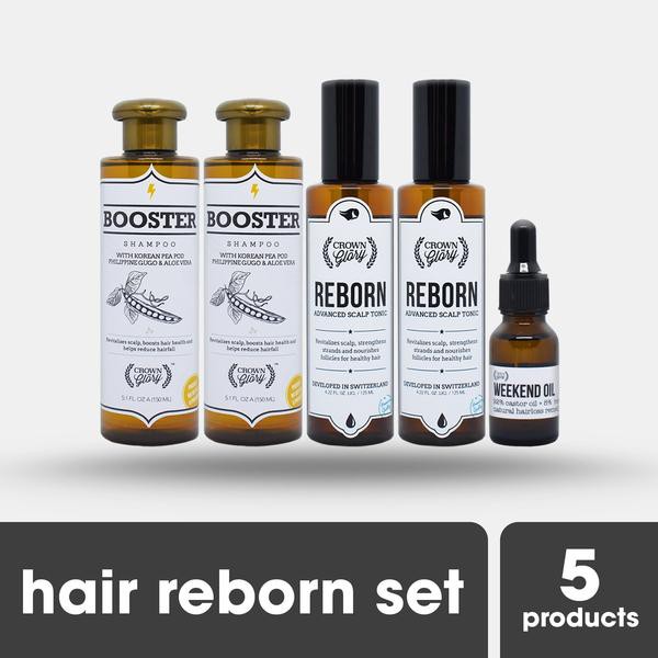 Crown & Glory Hair Reborn Set (Anti - Hairloss Set) + FREE SHIPPING |  Shopee Philippines