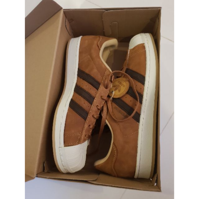 Adidas Superstar Mesa Brown Suede 