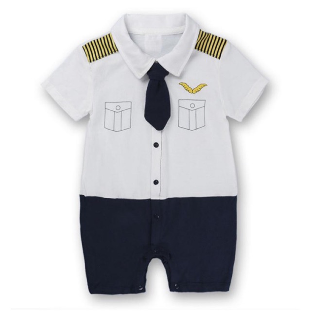 baby boy pilot outfit
