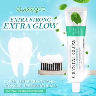 Classique Herbs Crystal Glow Toothpaste Organic Anti Bacterial Herbal Toothpaste #4