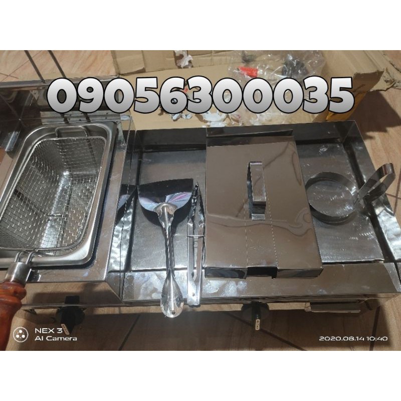 Stainless 12x16 Burger Griller with Deep Fryer Shopee Philippines