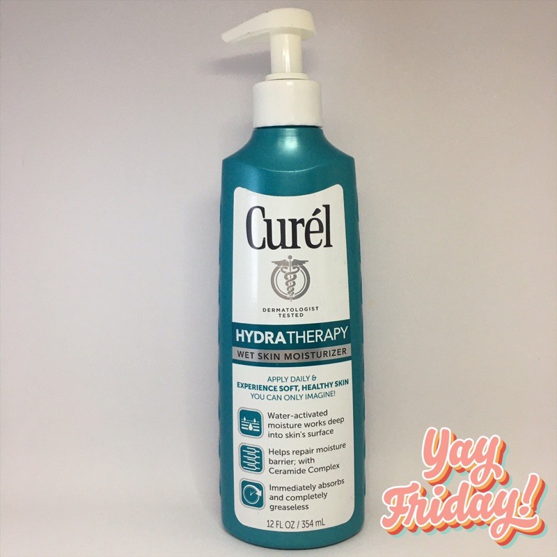 curel wet skin moisturizer