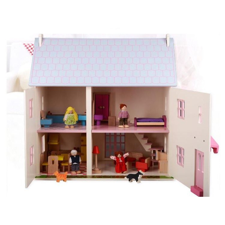 rose cottage wooden dolls house