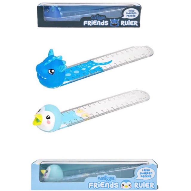 Smiggle friends ruler and sharpener | Shopee Philippines