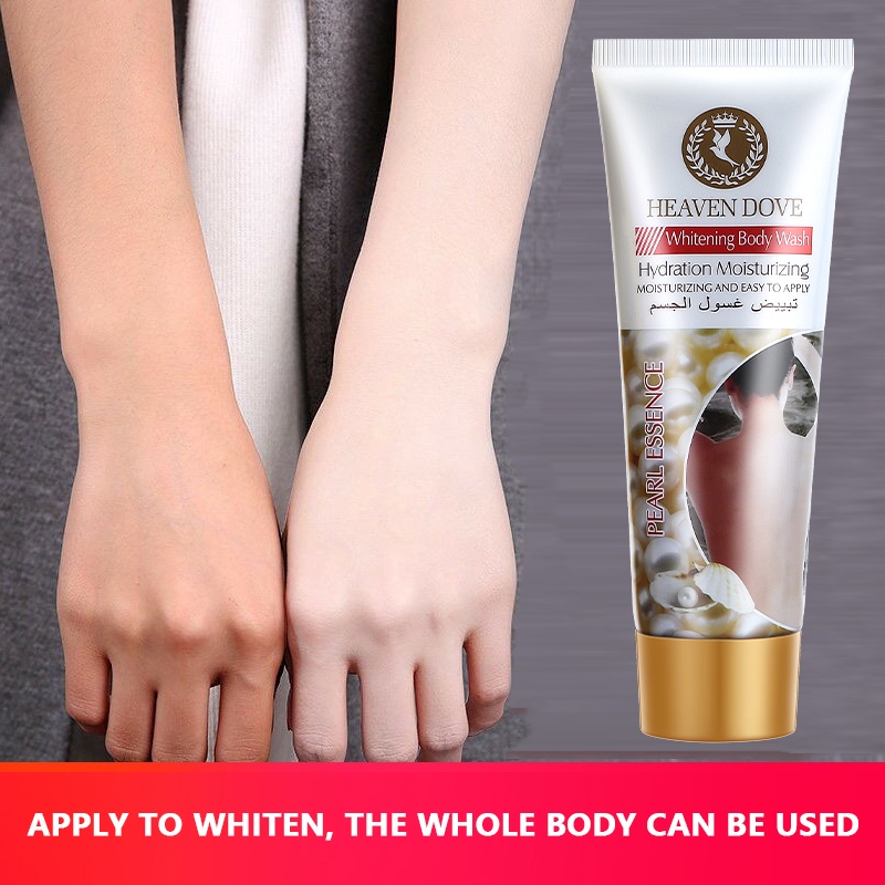 prevent dryness and crack LUXU Whitening Body Wash Bleaching Cream for Whole Body Effective Lotion