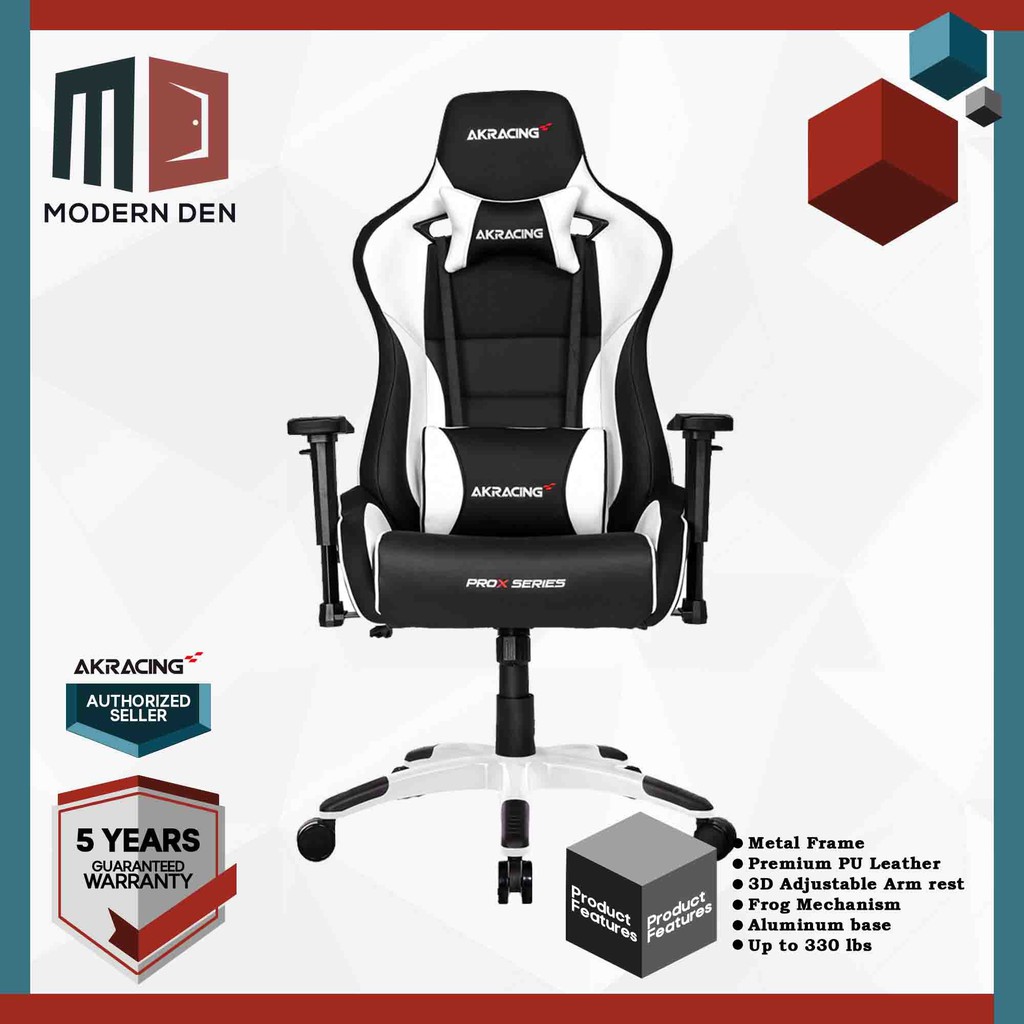 AKRacing ProX Gaming Chair White | Shopee Philippines