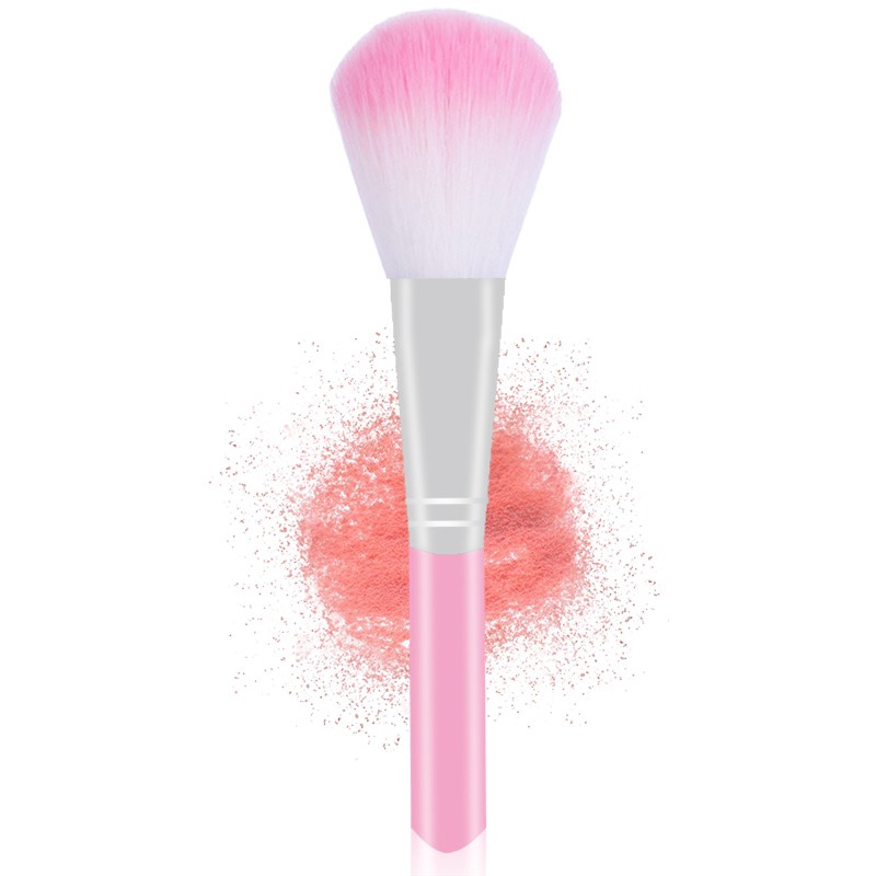 makeup brush with powder