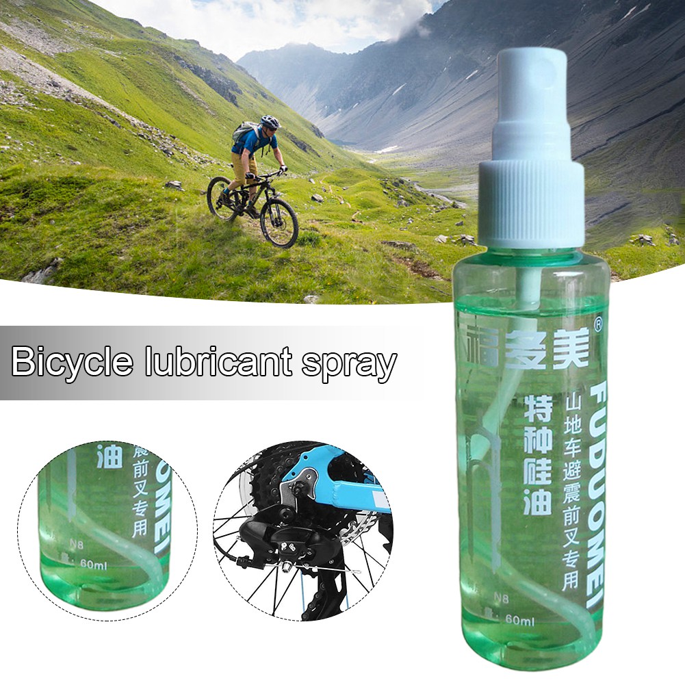 ღfengciღ60ML Bicycle Lubricant Spray Antirust Bicycle Chain Lube
