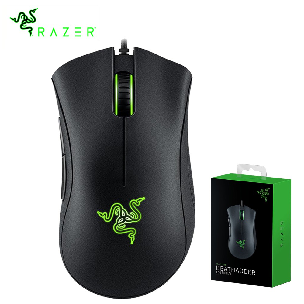 Razer DeathAdder Essential Wired Gaming Mouse 6400DPI Optical Sensor 5
