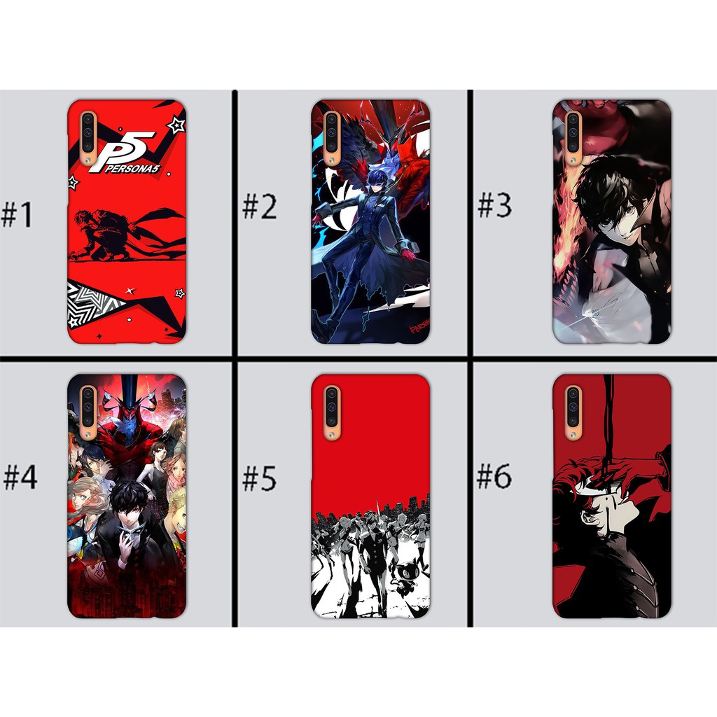 Persona 5 Design Hard Case for Realme C11/C12/C15/7/7 Pro/7i/8 Pro 5G ...