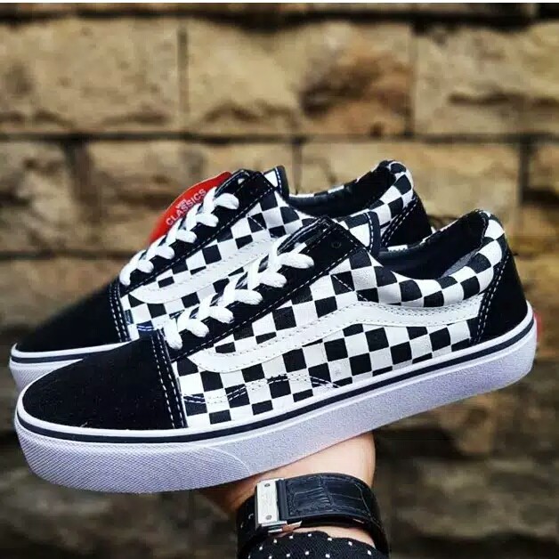 vans chess shoes